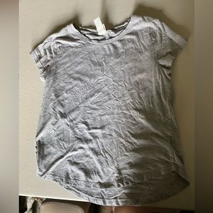Grey short sleeve shirt